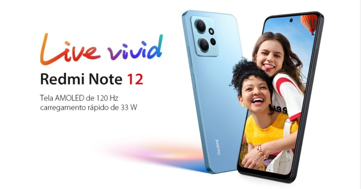 O novo Redmi Note 12 chegou, e você já pode adquirir por R$891