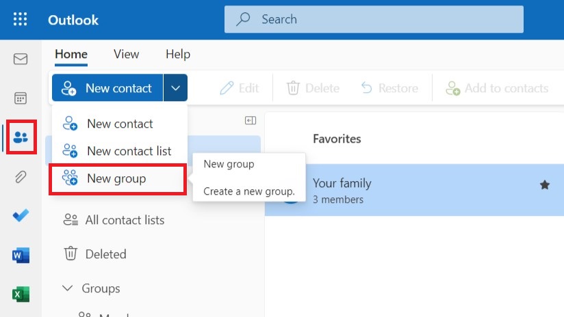 Como Criar Um Grupo De E Mail No Outlook Teg6 4453